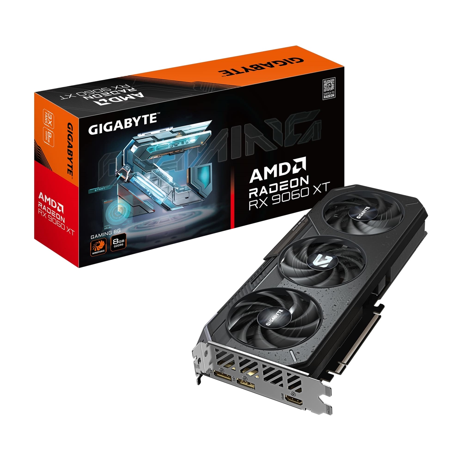 Gigabyte Radeon RX 9060 XT GAMING 8GB GDDR6 Graphics Card