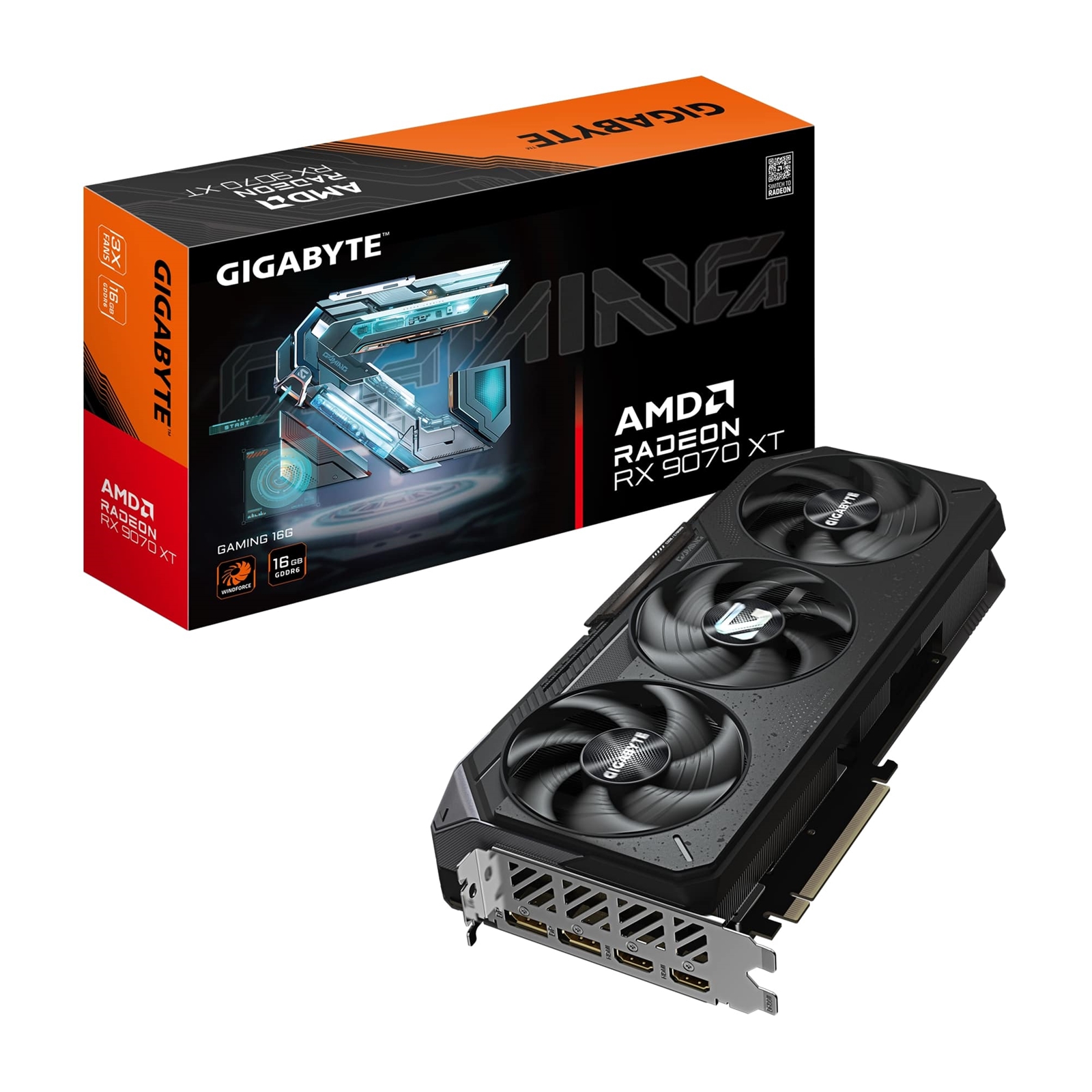 Gigabyte AMD Radeon RX 9070 XT GAMING 16GB GDDR6 Graphics Card