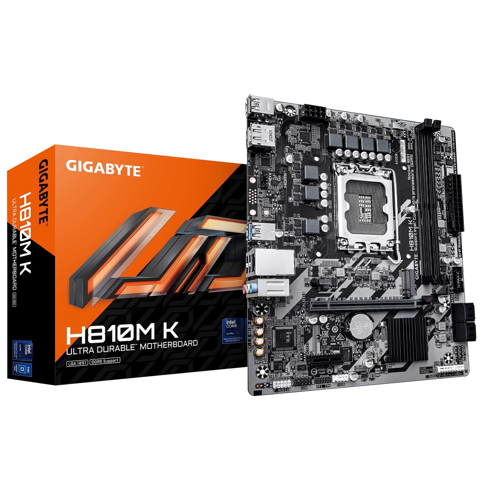 Gigabyte H810M K Intel 1851 Socket Motherboard